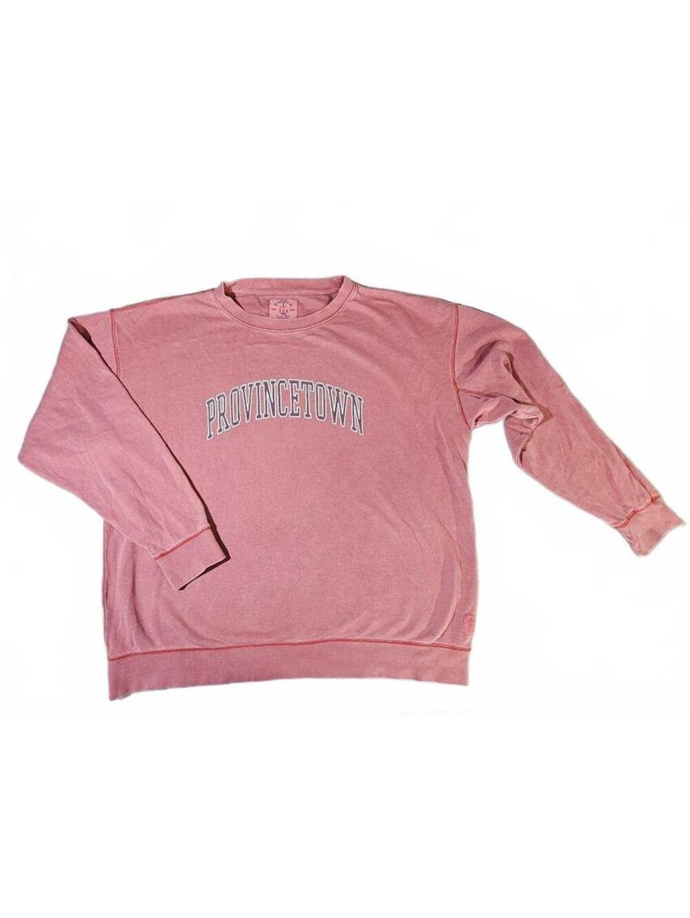 Cuffy's Provincetown Ocean Wash Pink Cotton Sweatshirt Mens 2XL